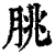脁(清·印刷字体·康熙字典)