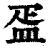㿿(清·印刷字体·康熙字典)