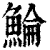 鯩(清·印刷字体·康熙字典)