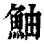 鮋(清·印刷字体·康熙字典)