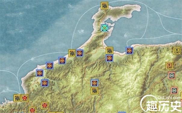 手取川之战示意图