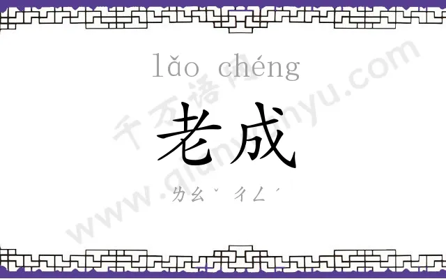 老成 老成