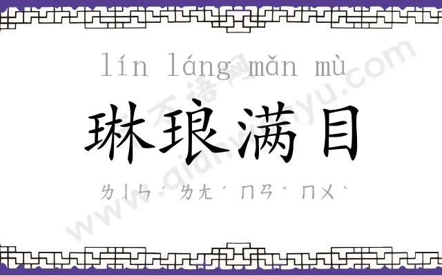 琳琅满目 琳琅满目