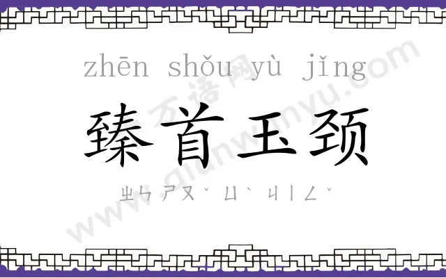 臻首玉颈 臻首玉颈