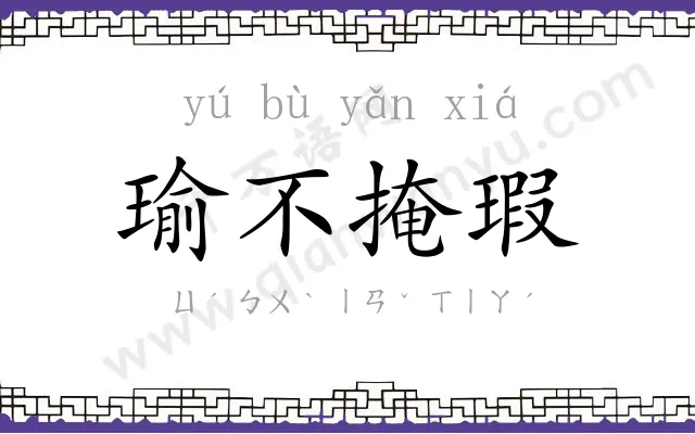 瑜不掩瑕 瑜不掩瑕