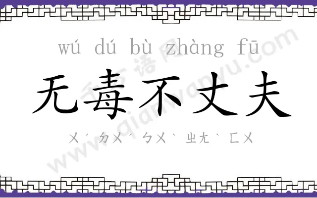 无毒不丈夫 无毒不丈夫