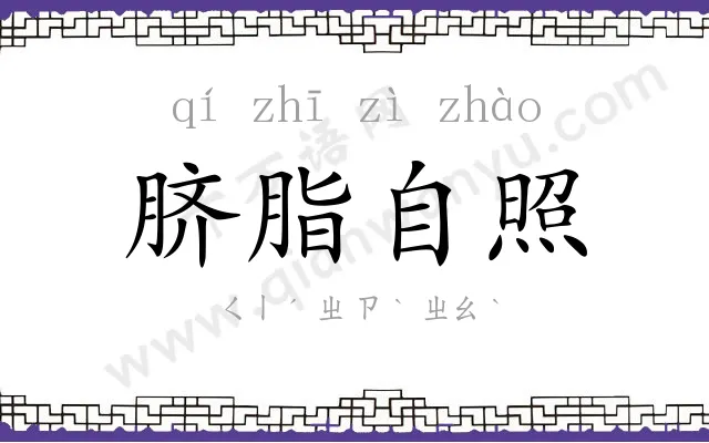 脐脂自照 脐脂自照