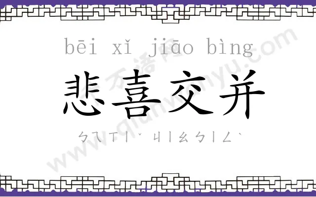 悲喜交并 悲喜交并