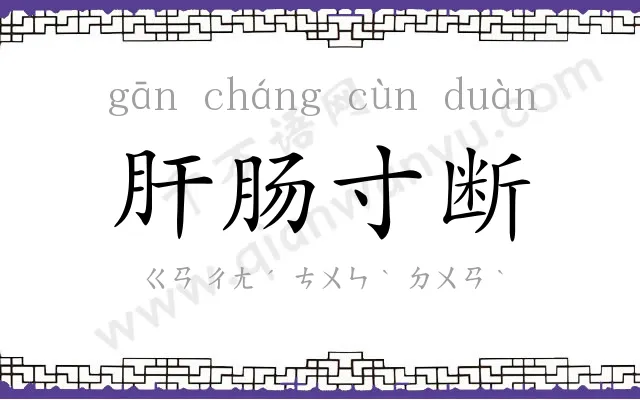 肝肠寸断 肝肠寸断