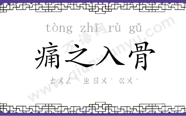 痛之入骨 痛之入骨