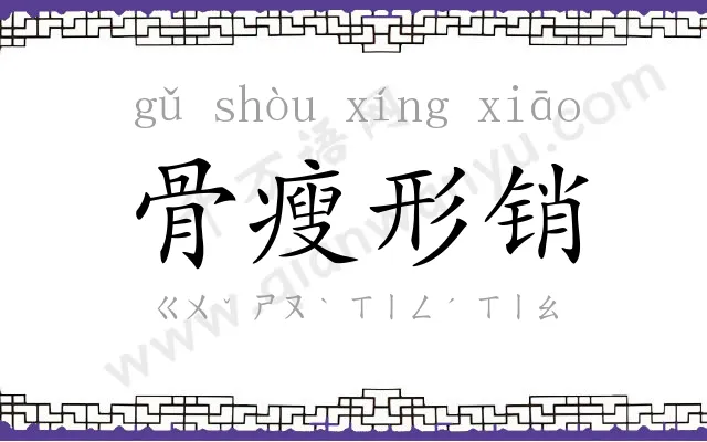 骨瘦形销 骨瘦形销