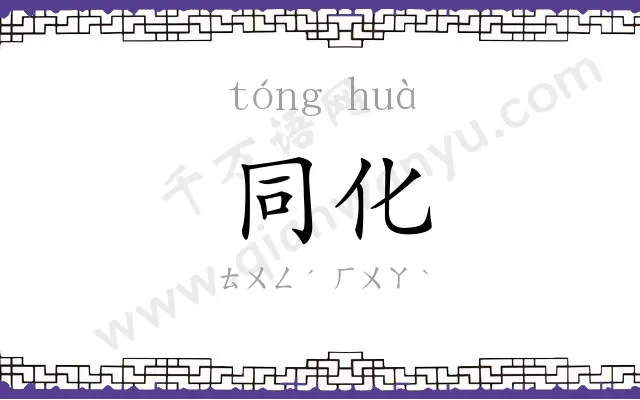 同化 同化