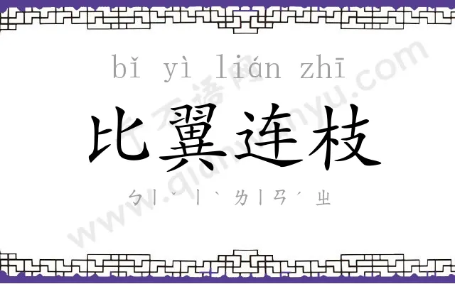 比翼连枝 比翼连枝