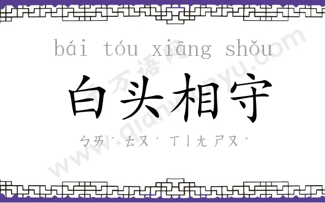 白头相守 白头相守