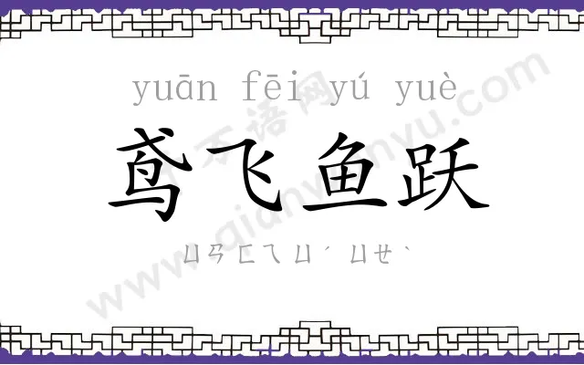 鸢飞鱼跃 鸢飞鱼跃