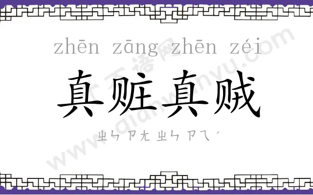 真赃真贼 真赃真贼