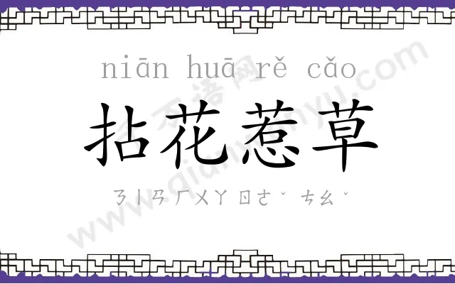 拈花惹草 拈花惹草