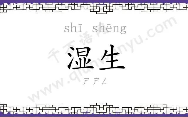 湿生