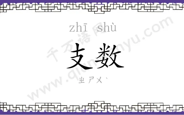 支数