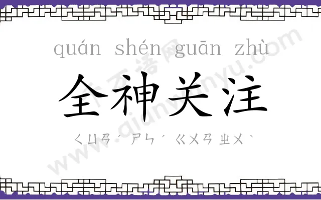 全神关注 全神关注