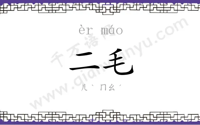二毛