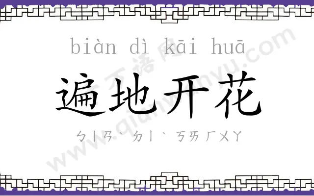 遍地开花 遍地开花