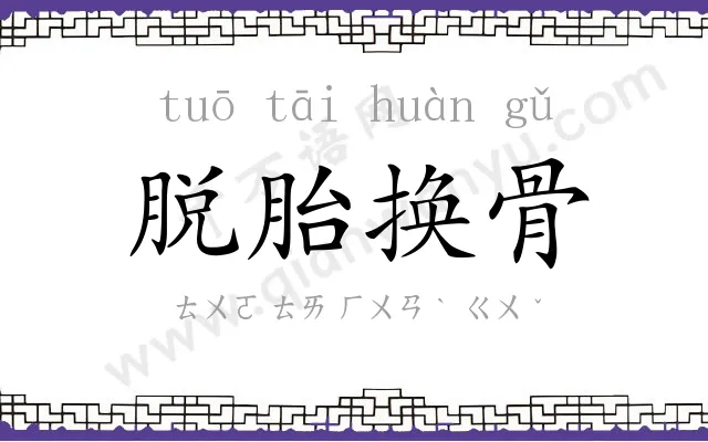 脱胎换骨 脱胎换骨