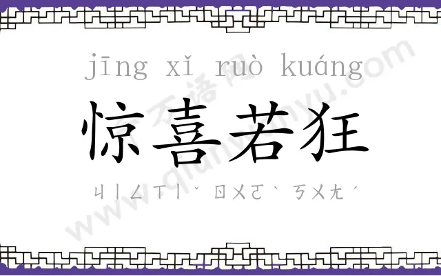 惊喜若狂 惊喜若狂