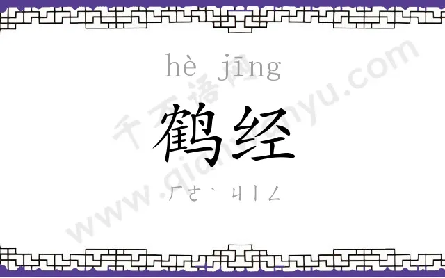 鹤经