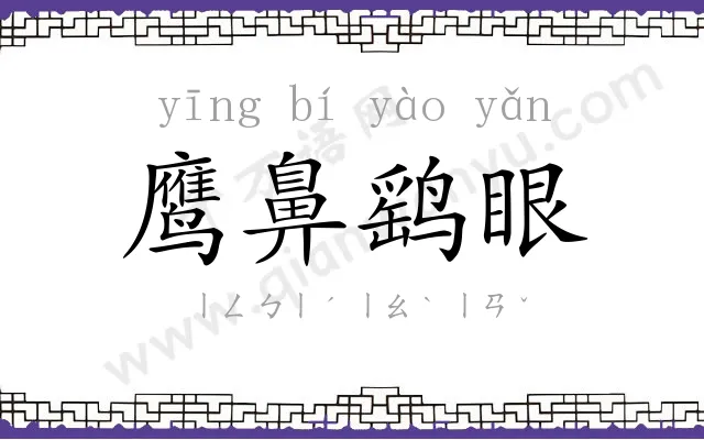 鹰鼻鹞眼 鹰鼻鹞眼