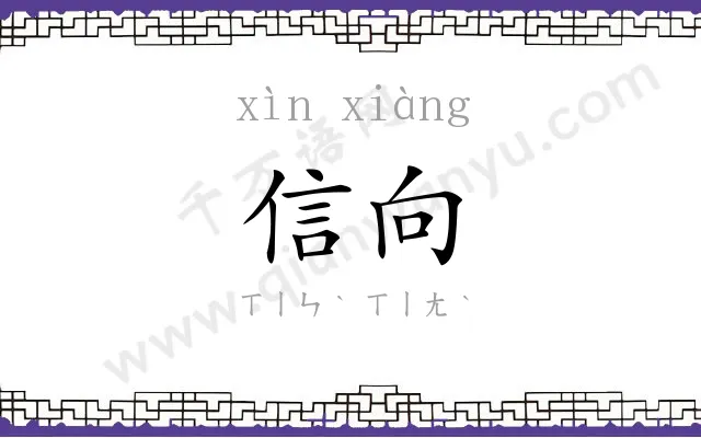 信向