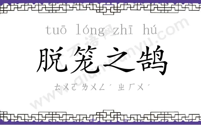 脱笼之鹄 脱笼之鹄