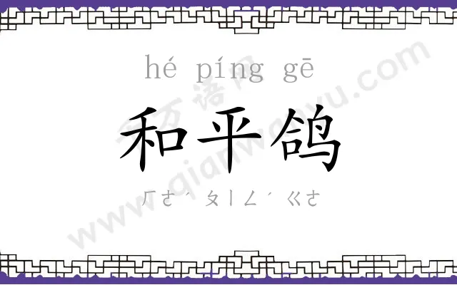 和平鸽 和平鸽