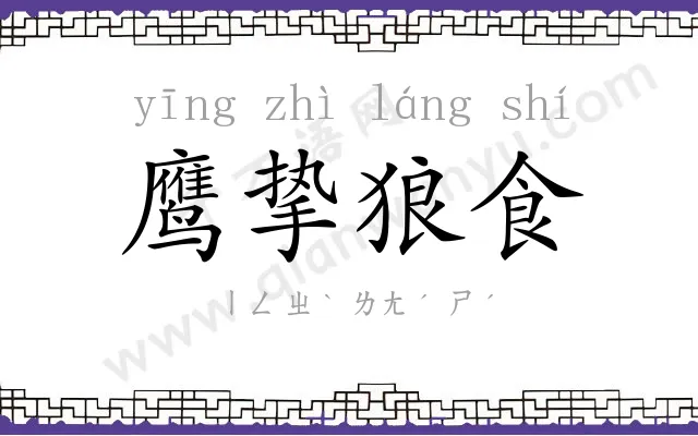 鹰挚狼食 鹰挚狼食