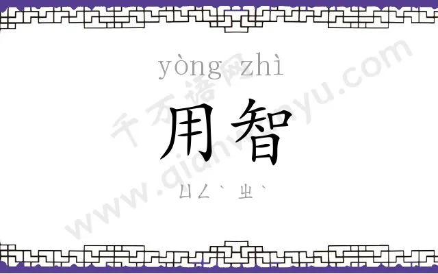 用智