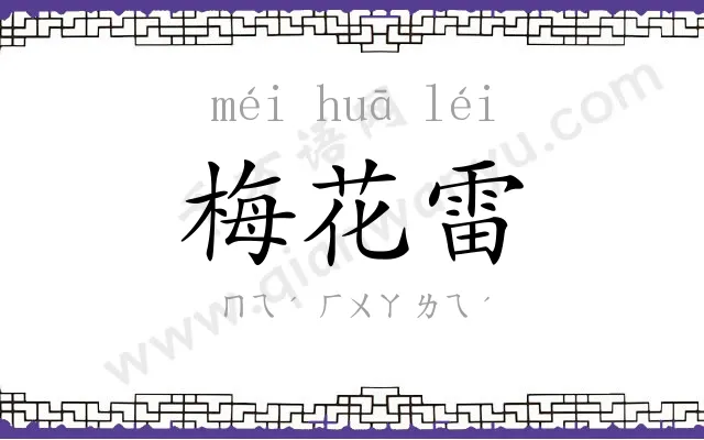 梅花雷 梅花雷