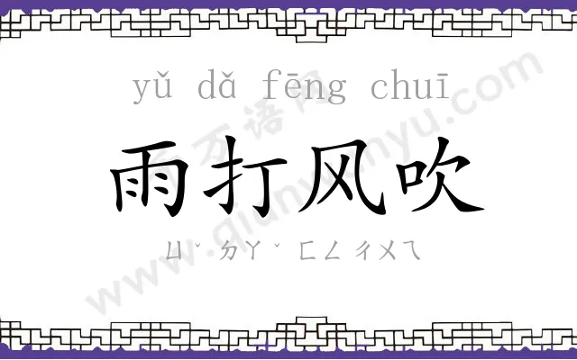 雨打风吹 雨打风吹