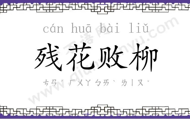 残花败柳 残花败柳