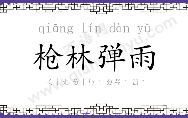 枪林弹雨 枪林弹雨