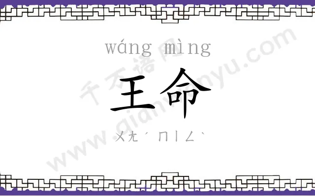 王命