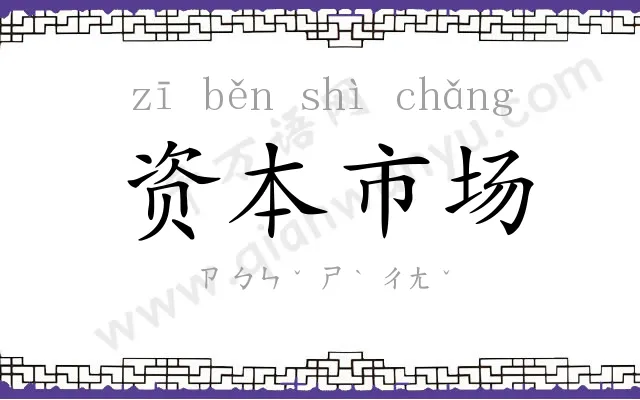 资本市场 资本市场