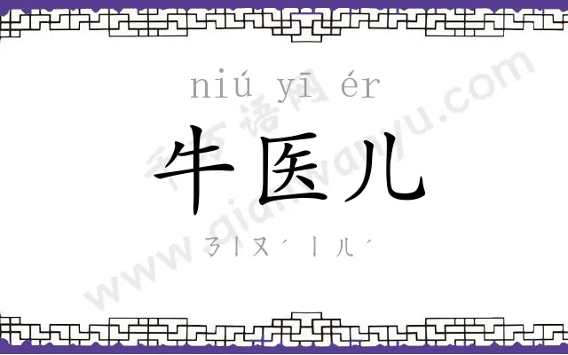 牛医儿 牛医儿