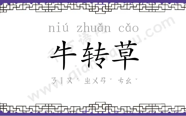 牛转草 牛转草