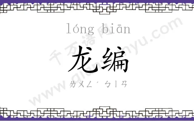 龙编