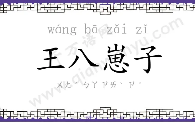 王八崽子 王八崽子