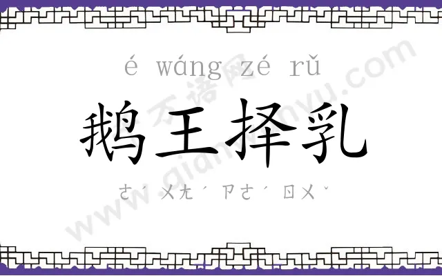 鹅王择乳 鹅王择乳