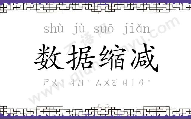 数据缩减 数据缩减