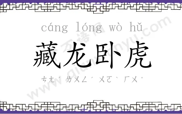 藏龙卧虎 藏龙卧虎