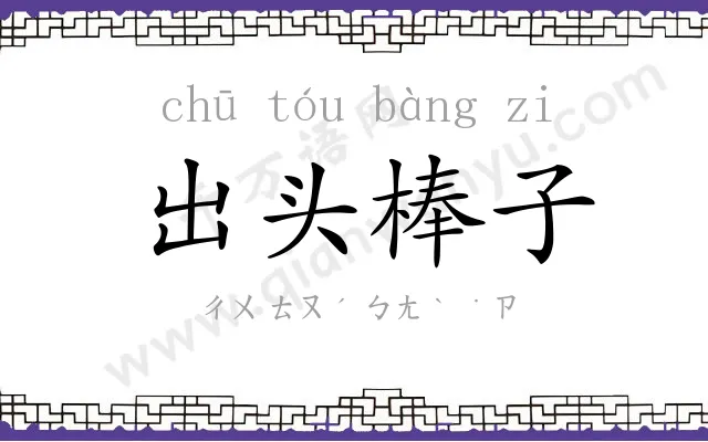 出头棒子 出头棒子