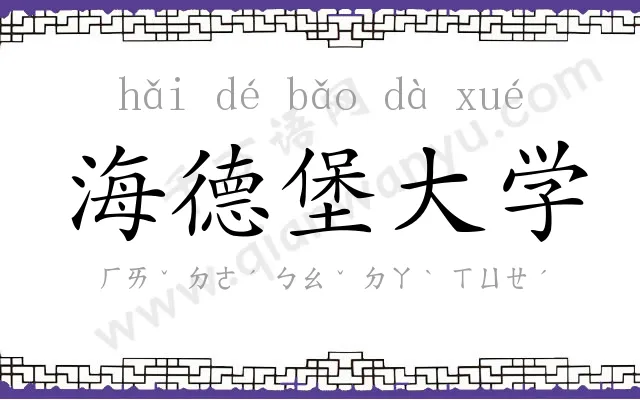 海德堡大学 海德堡大学